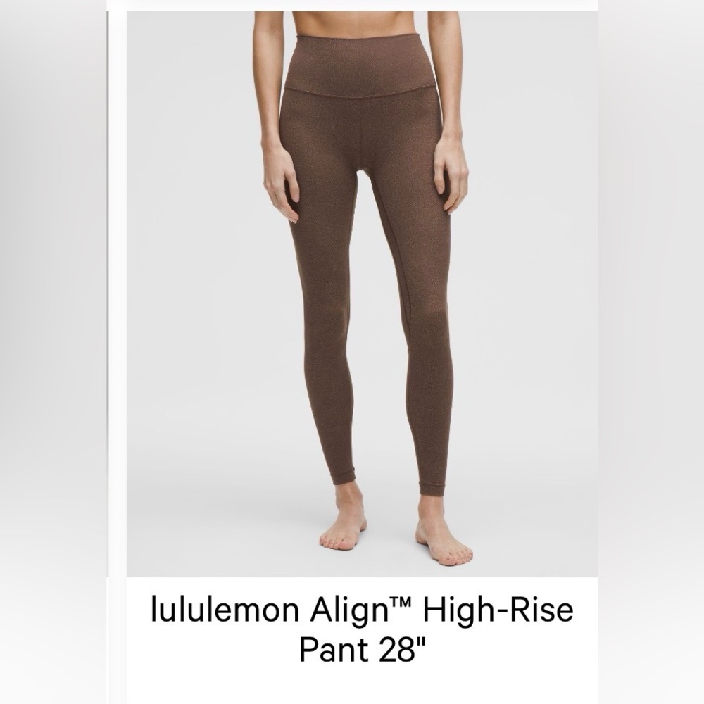 Lululemon Athletica Brown Align High-Rise Leggings